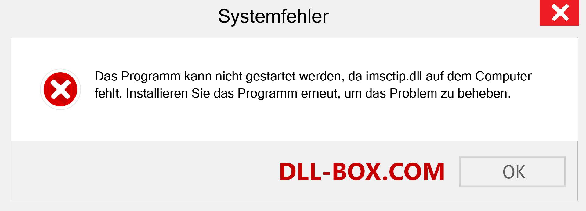 imsctip.dll-Datei fehlt?. Download für Windows 7, 8, 10 - Fix imsctip dll Missing Error unter Windows, Fotos, Bildern